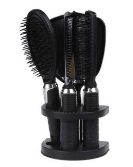 5 pcs/Set Hair Brush With Mirror and Stand